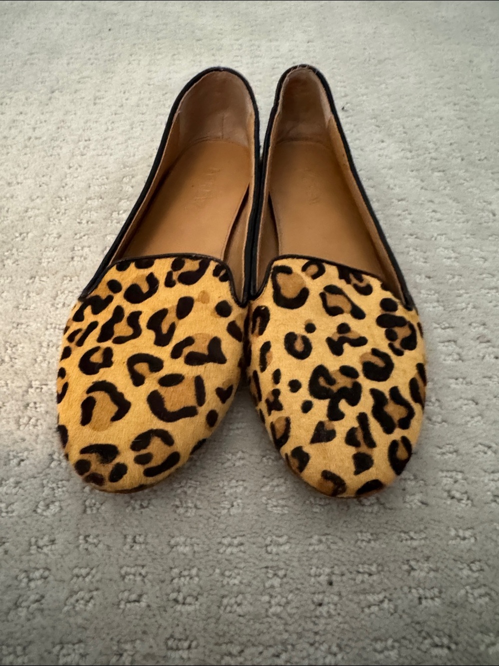 J Crew Leopard Print pony Hair Flats - Picture 5 of 5